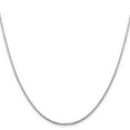 thumbnail image 3 of FJC Finejewelers 14 kt White Gold Flat Cable Chain 18 Inches x 1.95 mm, 3 of 7