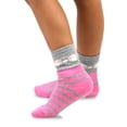 thumbnail image 4 of Teehee Socks Women's Non-Slip Stripes Cotton Crew Socks, (6-Pack), 4 of 7