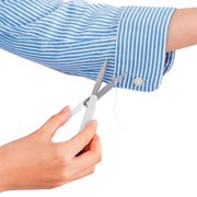 Plus Corporation of America Plus Twiggy Curve Blade Scissor Compact White