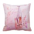 thumbnail image 1 of Funda de Almohada Francesa Colorida Vintage Rosa Acuarela Bailarina Púrpura 50x50 cm ABPHQTO, 1 of 1