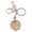 Citrine, variant on Triple Layer Composite Keychain Scratch Proof Natural Stone Glass For Keys And Backpack Decoration