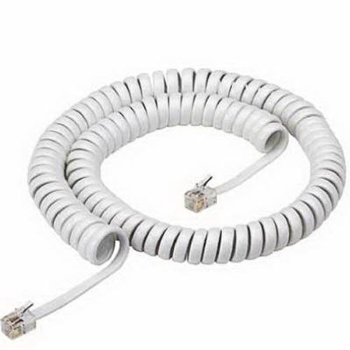 Softalk 12Feet Phone Handset Coil Cord, White