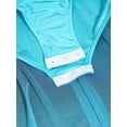 thumbnail image 7 of Doomiva Kids Girls Gradient Figure Skating Dress Shiny Rhinestone Mesh Long Sleeve Dance Competitions Training Outfit Blue Green 12, 7 of 7