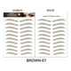 thumbnail image 1 of Parches para cejas simulados e impermeables, parches para cejas estilo tatuaje, parches ecológicos para cejas, parche para cejas, 1 of 2