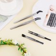 thumbnail image 3 of LAICAIW 4pcs Tweezers with Rubber Tips, Stainless Steel Industrial Tweezers Tools Includes Straight Tip Flat Tip Long Curved Tweezers Jewelry Tweezers Precision for Crafts Jewelry Making Lab (Black), 3 of 7