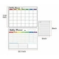 thumbnail image 4 of Hivillexun Dry Erase Whiteboard. Magnetic Dry Erase Calendar Board for Fridge Includes 8 Markers - Weekly Meal Planner whiteboard, Grocery List and Notepad for Kitchen Refrigerator, 4 of 9