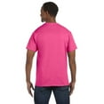 thumbnail image 2 of Hanes Men's 3 Pack Authentic 6 Oz Cotton Crewneck Wow Pink T-Shirt, Size M, 2 of 3