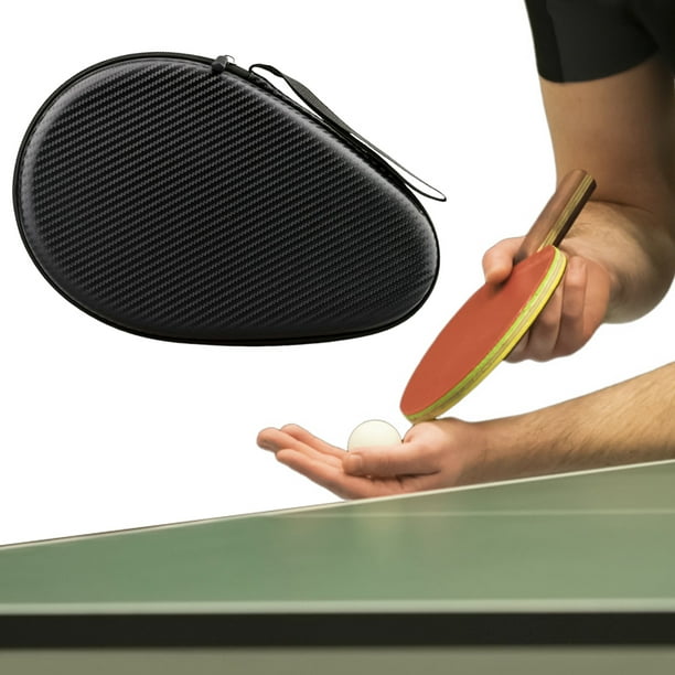 Para Raqueta Tenis Mesa Estuche Rígido Con Correa Mano