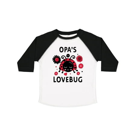 

Inktastic Valentine s Day Opa s Lovebug Gift Toddler Boy or Toddler Girl T-Shirt