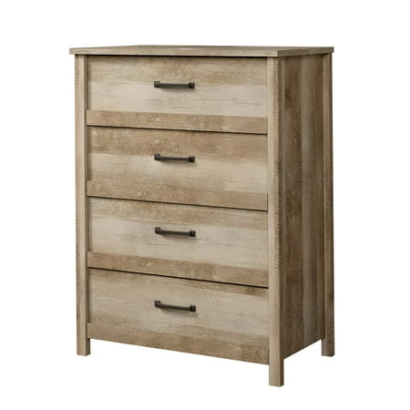 Sauder Cannery Bridge 4 Drawer Dresser Chest Lintel Oak Finish
