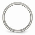 thumbnail image 2 of Solid Stainless Steel 7mm Matte Brushed Finish Plain Classic Wedding Band Ring Comfort-Fit Size 12, 2 of 7