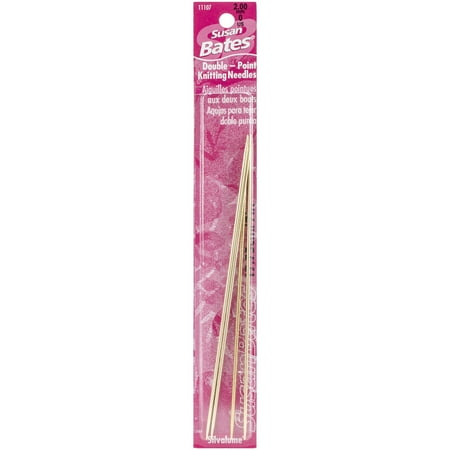 Silvalume Double Point Knitting Needles 7" Size 0/2mm
