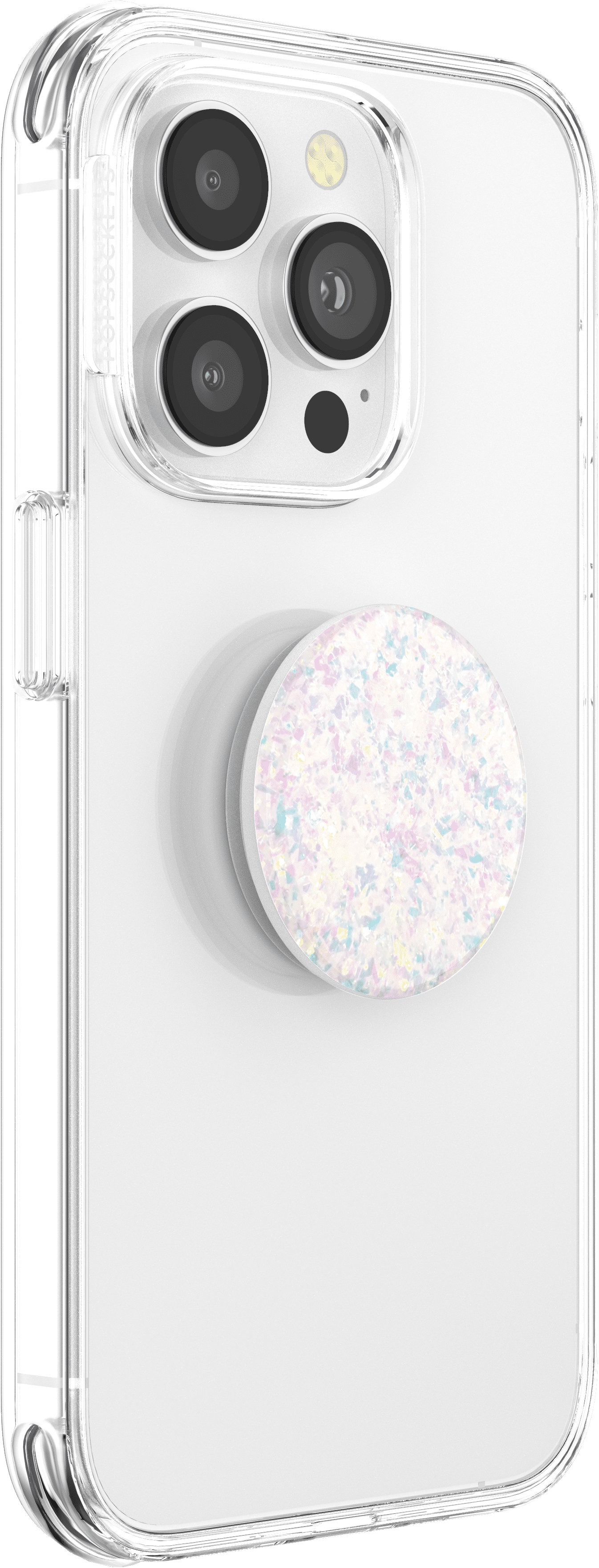 PopSockets Adhesive Phone Grip with Expandable Kickstand and swappable top- Confetti White