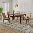 thumbnail image 4 of Ultrug Floral Area Rug Soft Non Slip Vintage Rugs for Living Room Bedroom Home Deocr Flower Carpet,4'x6',Pink, 4 of 7