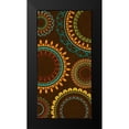 thumbnail image 2 of SD Graphics Studio 14x24 Black Modern Framed Museum Art Print Titled - New Suzani Panel II, 2 of 5