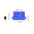 thumbnail image 2 of Uxcell 1.0 Modulus 25 Teeth 8mm Inner Hole Plastic Tapered Bevel Gear, 2 of 5