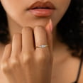 thumbnail image 6 of Gold Birthstone Rings for Women Mother Dainty Stackable Gold Rings Non Tarnish Thumb 14k Gold Plated CZ Emerald Green Gemstone Ring Jewelry Birthday Gift for Mom Daughter Band Size 6-11, 6 of 9