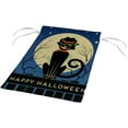 thumbnail image 4 of Happy Halloween Black Cat Moon Double Sided House Flag 28 x 40 inch Decorative Yard Flag for Outdoor, 4 of 4