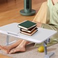 thumbnail image 4 of HONMEET 1 Pcs Gris Support de Lit pour Ordinateur Portable Multifonctionnel Hauteur Ajustable Moderne, 4 of 6