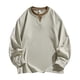 thumbnail image 1 of Kalauyu Men's Casual Striped Shirts Crewneck Long Sleeve Basic T-Shirt Basic Daily Work Stripe Tee Tops, 1 of 7