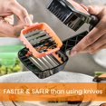 thumbnail image 2 of Nutrichopper Vegetable Chopper Onion Chopper Egg Slicer with Fresh-keeping container- Chops, Slices, Cubes, Wedges Multi-purpose Food Chopper Veggie Chopper As Seen On TV, 2 of 7