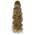 thumbnail image 2 of SAYFUT Long Drawstring Ponytail Extension Long Body Wave Ponytail 24" Clip in Synthetic Curly Wavy Drawstring Pony Tail Hairpieces Heat Resistant for Women, 2 of 8