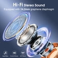 thumbnail image 6 of Wireless Earbuds 75hrs Bluetooth 5.4 Headphone Sport, 2026 Bluetooth Earbuds Stereo Deep Bass Over Ear Bud with Earhooks, ENC Noise Cancelling Mic, IPX7 Waterproof Earphone for Gym/Running/Workout, 6 of 7
