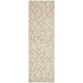 thumbnail image 2 of SAFAVIEH Tunisia Crispian Abstract Runner Rug, Ivory, 2'6" x 12', 2 of 7