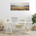 thumbnail image 3 of Stupell Industries Mountainous Daisy Meadow Landscape Painting Gallery Wrapped Canvas Art Print Wall Art, 48 x 20, 3 of 8
