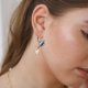thumbnail image 5 of Sonducket 1 par de pendientes para mujer, diseño asimétrico, joyería útil para niñas, novedosos, exquisitos, multifuncionales, útiles para los Ropa, zapatos y accesorios Miscelánea Escribe un Sonducket AP009007-01B, 5 of 6