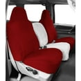 thumbnail image 2 of CalTrend Front Highback Buckets O.E. Velour Seat Covers for 1984-2001 Jeep Cherokee - JP109-02RA Red Classic Insert and Trim, 2 of 3