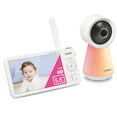 thumbnail image 2 of VTech RM6756HD WiFi Smart Nursery Remote Video Baby Monitor with 5.5” High Definition 720p Display, Color Night Vision and Touch Night Light, works with iOS, Android, White, 2 of 10