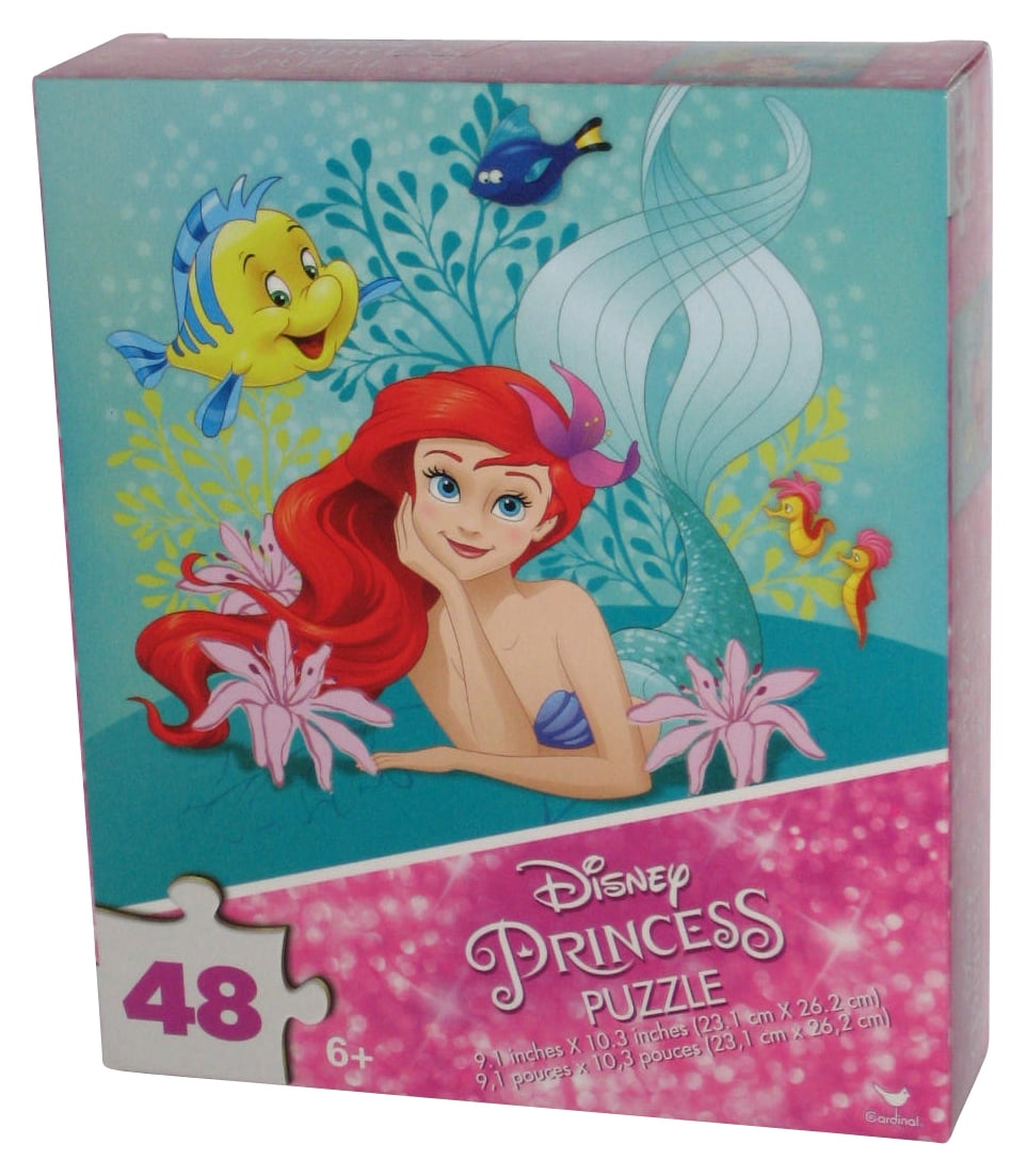The Little Mermaid 48 Piece Free Shipping Disney Princess Puzzle On The Go 