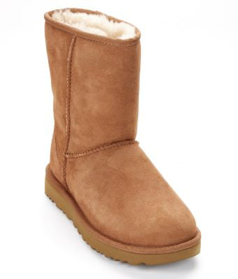 Ladies/Women’s Genuine Classic Short Sheepskin Boots in Chestnut. 