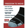 thumbnail image 5 of Wrangler Boys' Essentials Cool Comfort Low-Cut Boys Socks, Assorted Cushioned Kids Socks, Large, 6-Pack, 5 of 12
