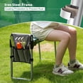 thumbnail image 5 of 2023 Garden Kneeler and Seat  Workseat Folding Gardening  with 8" Upgrade Widen EVA Foam Kneeling Pad and Detachable Tool Pouch 2 in 1 Portable Gardening Stools for Back Yard Outdoor Fishing, 5 of 8