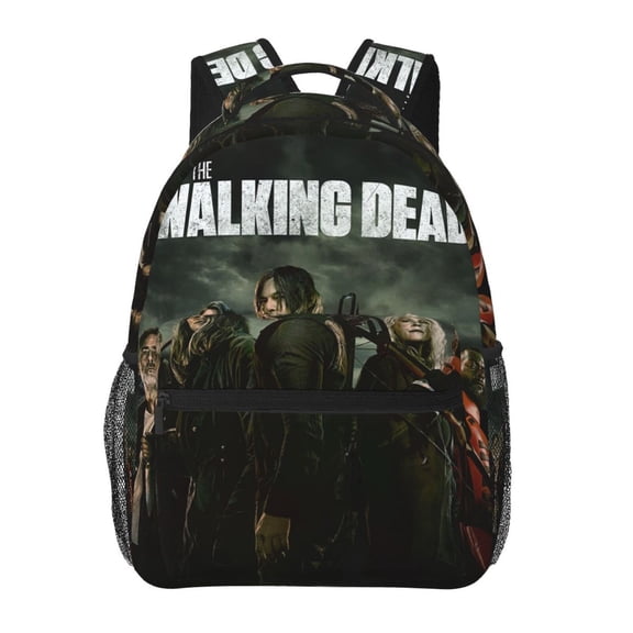 Walking Dead Backpack Funny Printed College Laptop Schoolbag Daily Travel Hiking Work Business Daypack