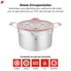 thumbnail image 5 of Bogner Batería De Cocina Acero Inox 304 7 Piezas Color Rosa BCPS06P, 5 of 9