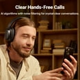 thumbnail image 5 of Edifier Bluetooth Active Noise Cancelling Headphones, 92H Playtime Hi-Res Audio Certified, Fast Charging - Black, 5 of 7