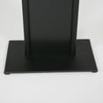 thumbnail image 3 of M&T Displays Tempered Clear Glass Podium with Aluminum Front Panel Black Aluminum Body and Base 43.9 Inch Height Floor Standing Lectern Pulpit Desk, 3 of 8