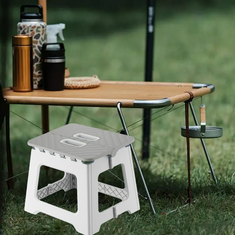 Foldable Plastic Stool - Portable, Lightweight Camping & Home