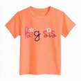 thumbnail image 4 of kpoplk Girls Summer T Shirts Loose Curved Hem Short Sleeve Shirt Athletic Casual Tops Tees 4-14 Years(Orange,9-10 Y), 4 of 4