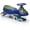 Blue, variant on 12V Electric Wiggle Car, 2 in 1 Swing Car with Pedal, Anti-Rollover, Max Load 130Lbs, Flashing Wheels, Music, Rechargeable Battery Ride on Toy Indoor Outdoor, Light-Pink