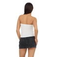 thumbnail image 3 of Forever 21 Women’s Doubled Yummy Tube Top, Strapless Graphic Floral Fitted Bandeau Top for Casual Summer and Going-Out Looks, XS-XL, 3 of 6