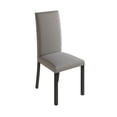 thumbnail image 4 of Home Design Greenville Dining Chair (Set of 4), Gray/Black, Cushioned seat and back, Comfortable parson style, Sturdy frame, Easy to clean, 4 of 5
