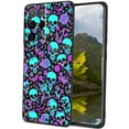 thumbnail image 1 of Horror-Black-Witchy-Neon-Skulls-9 Phone Case, Degined for Samsung Galaxy S23 Ultra Case Men Women, Flexible Silicone Shockproof Case for Samsung Galaxy S23 Ultra, 1 of 1