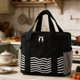 thumbnail image 4 of Bolsa isotérmica con forma de H, bolsa de almuerzo de papel de aluminio grueso, bolsa de almuerzo para trabajadores de oficina, estudiantes, bolsa Bento para preparación de comidas, porta almuerzo, 4 of 7