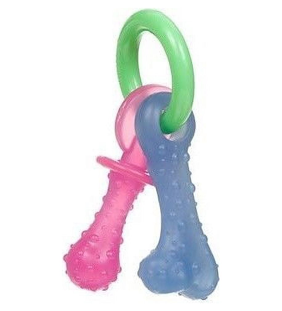 Nylabone Puppy Teething Bacon Flavored Chew Toy for Dental Health