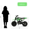 thumbnail image 7 of FRP DB002 Kid Dirt Bike, Mini Kid Dirt Bikes W/ EPA Approved Engine for Kids Over Age 8, Upgrade Tires for Kid Dirt Bike Speed Up 20 Mph Weight Support 165 LB, Green, 7 of 7