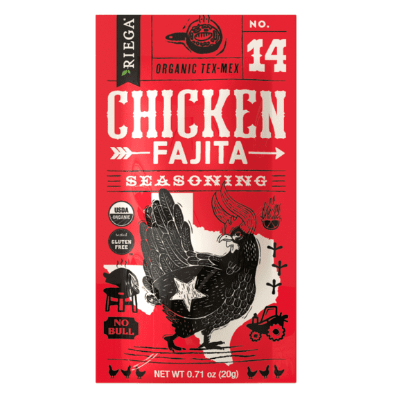 Riega Chicken Fajita Organic Seasoning Mix, 8 Packets
